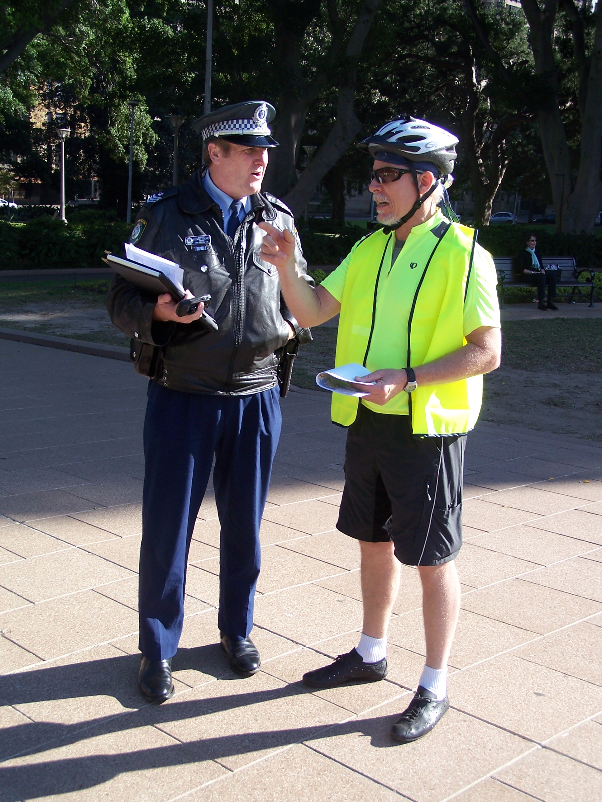 Briefing the police