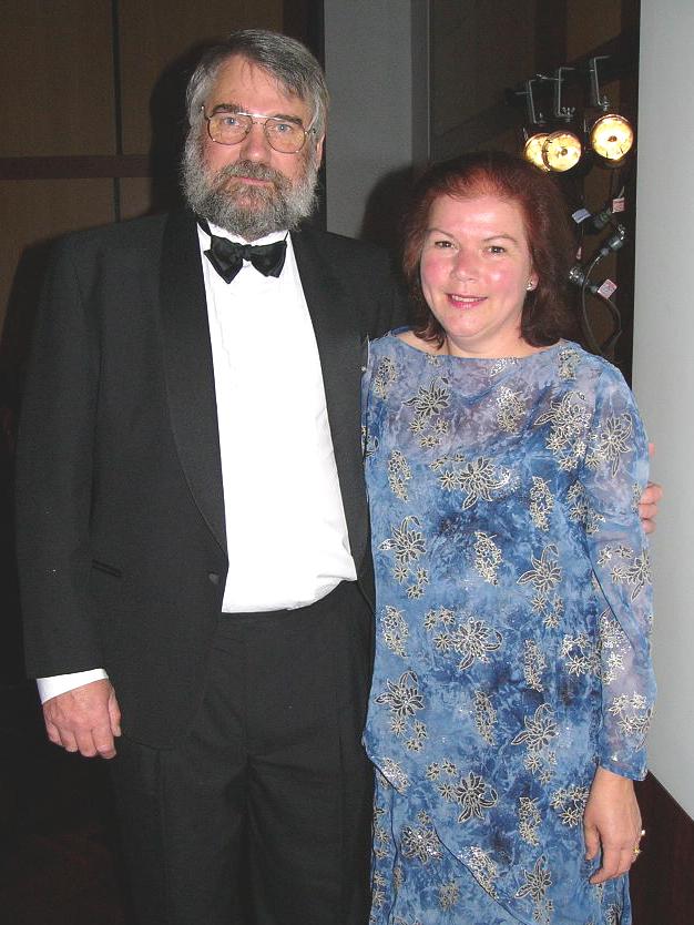 Photo of Kerry and David at 2004 Engineering Excellence Awards, Canberra